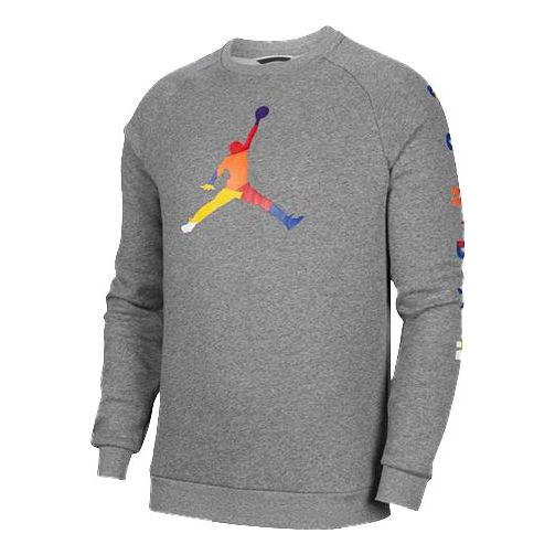 Пуловер Jordan Jordan Rainbow Jumpman Pullover Сиво | DA6729-091, 0