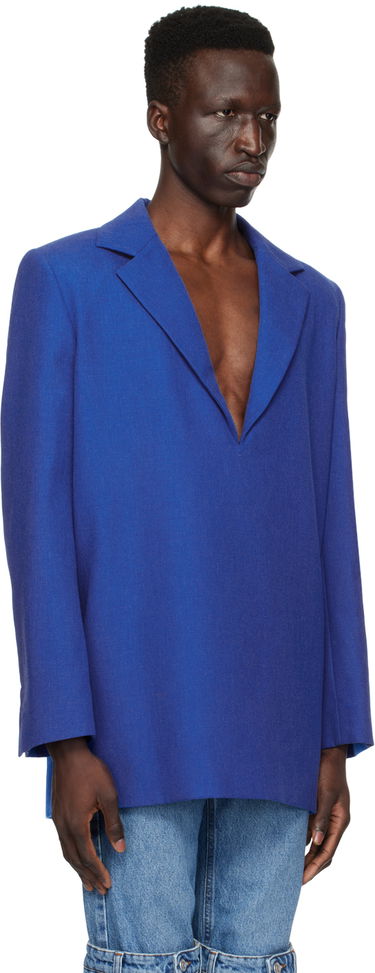 Яке Coperni Coperni Plunging Blazer Синьо | COPV55835MEN, 1
