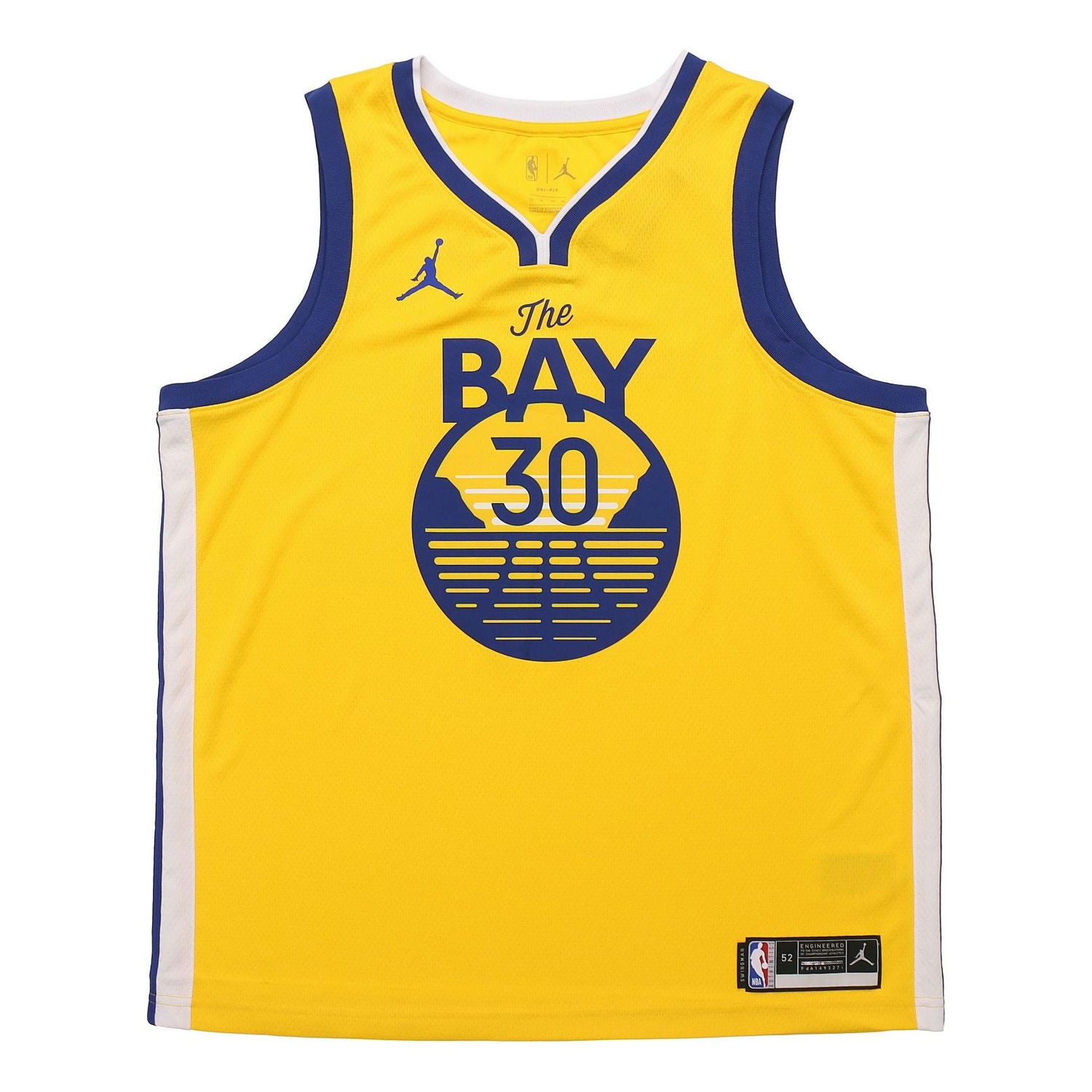 Фланелка Jordan Jordan NBA Stephen Curry Warriors Statement Edition 2020 Swingman Jersey Жълто | CV9477-729, 0