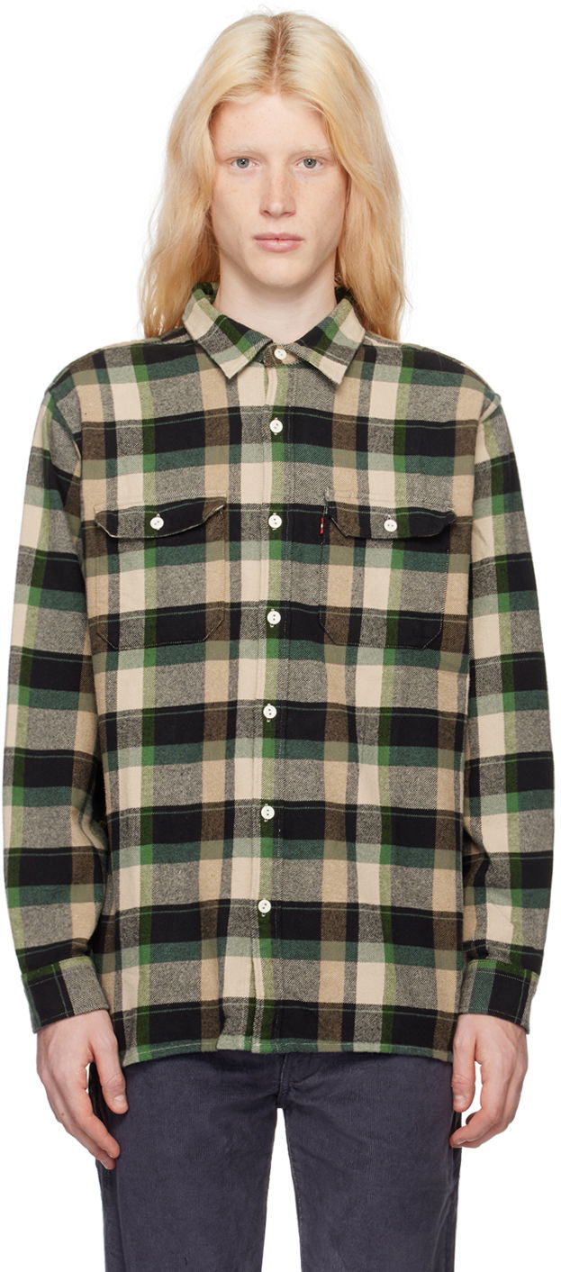 Риза Levi's Jackson Worker Shirt Зелено | 19573-0217, 0