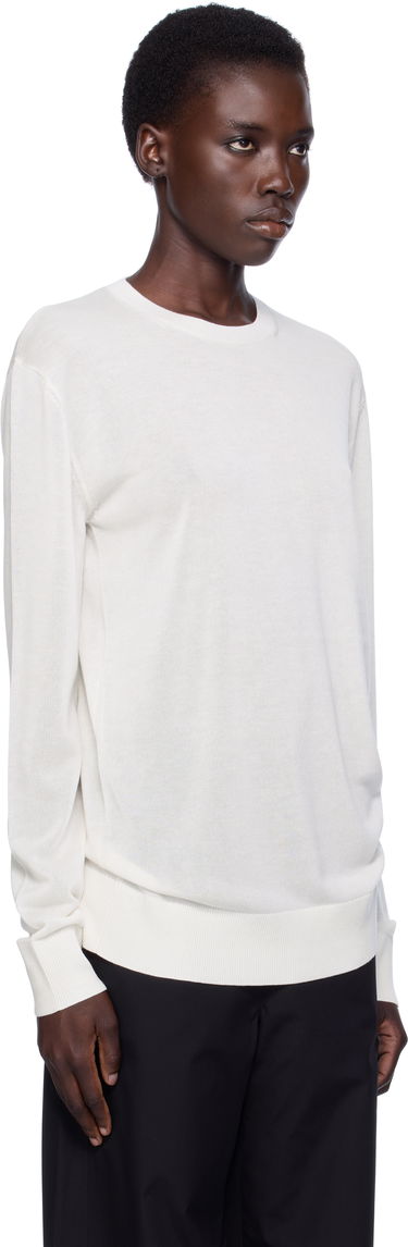 Тениска TOTEME TOTEME Knit Long Sleeve Tee Жълто | 253-WRT0604-YA0079, 4