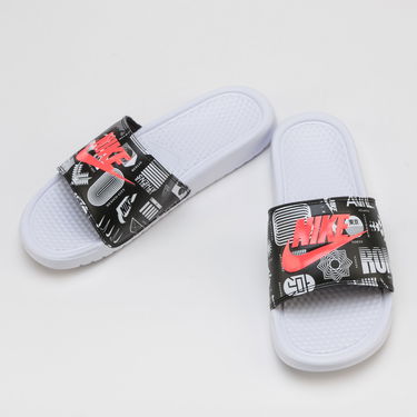 Кецове и обувки Nike Benassi JDI Print Бяло | 631261-107, 2