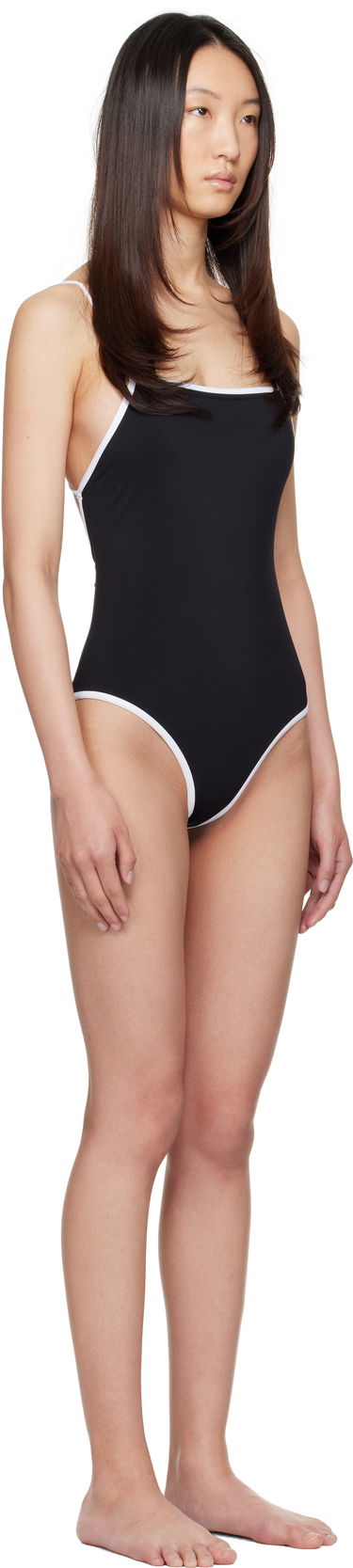 Бански Loulou de Saison Loulou de Saison ITAK One Piece Swimsuit Черно | ITAK, 1