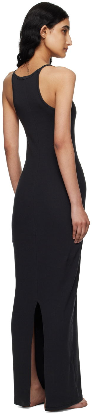Pокля SKIMS SKIMS Cotton Rib Long Cami Maxi Dress Черно | DR-MAX-5521W, 2