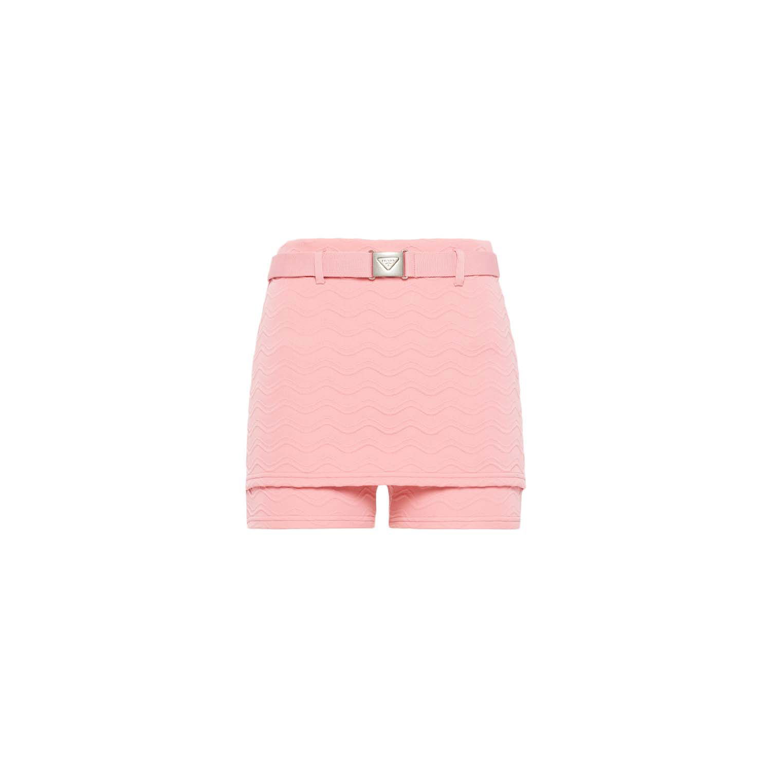 Къси панталони Prada Jacquard Shorts Розово | P222GH_102W_F0028_S_221, 0