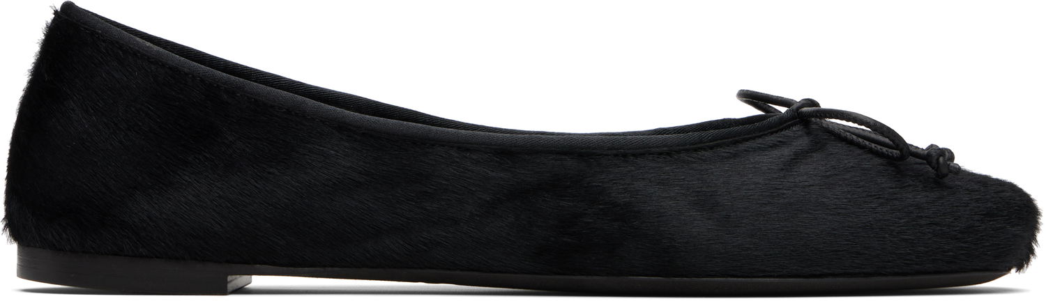 Кецове и обувки Khaite Charlotte Ballerina Flats Черно | F4057-760, 0