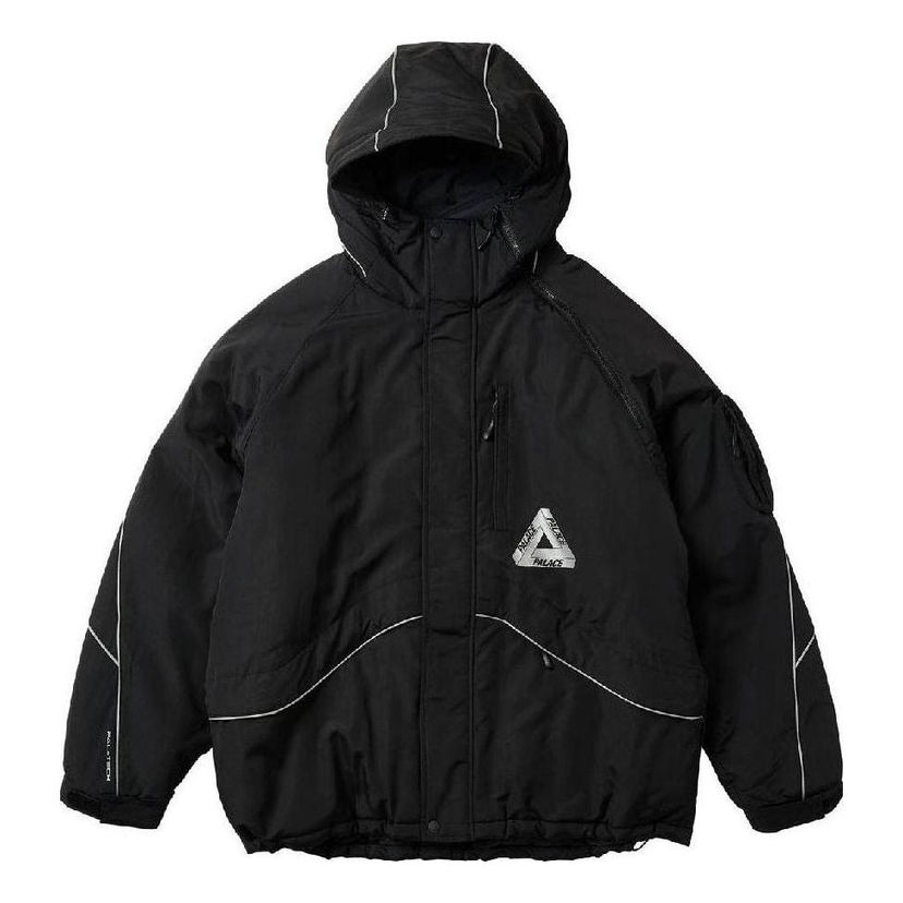 Пухо яке Palace M-Tech Hooded Jacket Черно | P23JK122