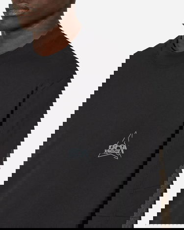 Тениска ROA Graphic Longsleeve T-Shirt Black Черно | RBMW085FA62 BLK0001, 5