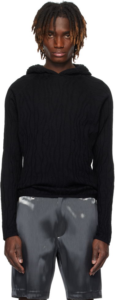 Суитчър HELIOT EMIL HELIOT EMIL Sortsol Knit Hoodie Черно | PRESS25_M_07_070_BLK01, 0