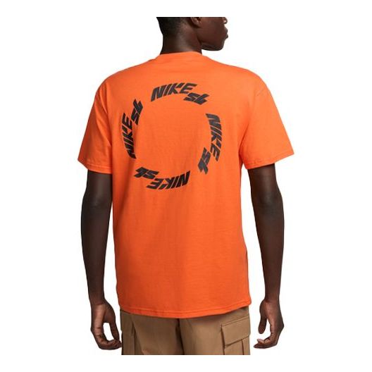 Тениска Nike SB SB Wheel Graphic T-Shirt Оранжево
 | FB8143-819
