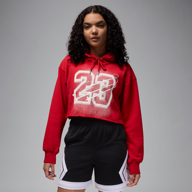 Суитчър Jordan Jordan Flight Fleece Cropped Hoodie Червено | HJ0145-636, 4