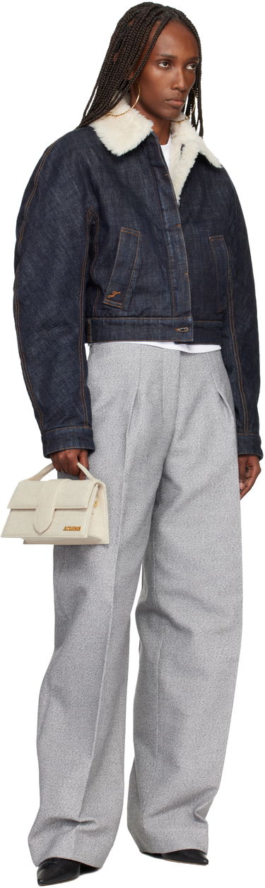 Чанта през рамо Jacquemus Les Classiques 'The large Bambino' Linen Top Handle Shoulder Bag Бежово | 22HBAW00007AW00094, 3