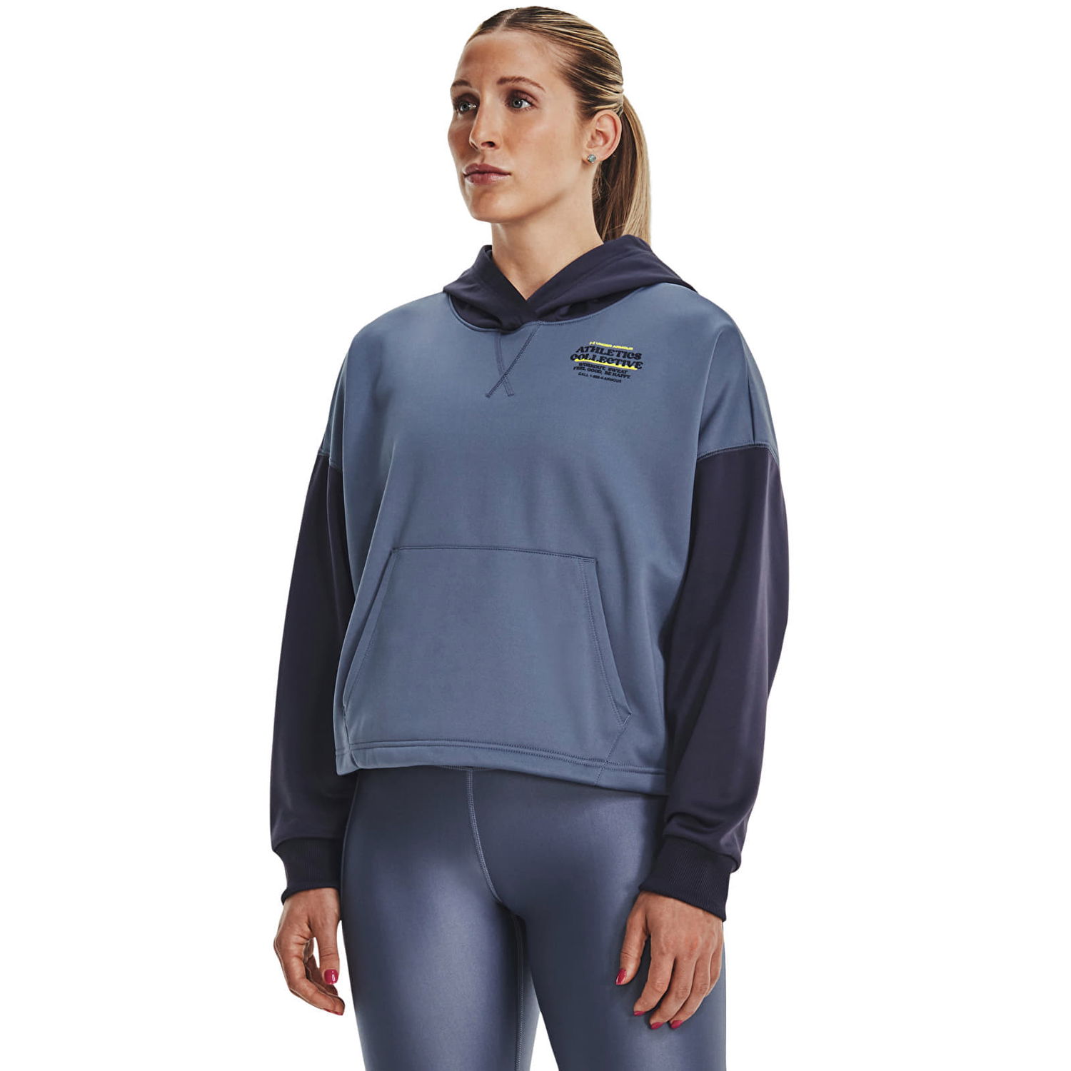 Суитчър Under Armour Fleece Layer Aurora Purple Лилаво | 1374529-767, 0