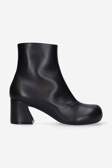 Кецове и обувки Marni Leather Ankle Boots Черно | TCMS008606.P4545, 0