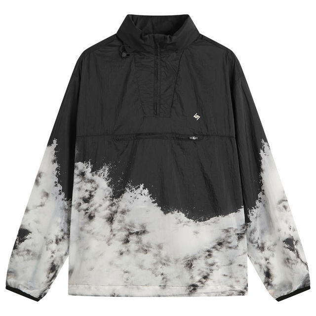 247 Wave Print Overhead Training Jacket
