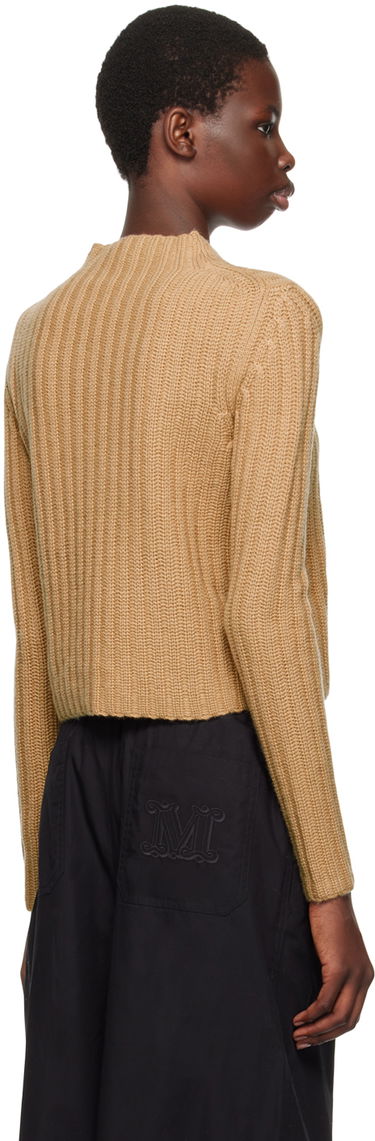 Пуловер Max Mara Max Mara Aloa Mock Neck Sweater Кафяво | 2421366022600 MM12037, 2