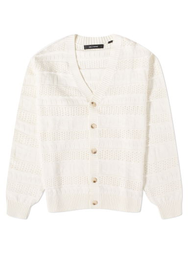 Пуловер DAILY PAPER Rajih Knitted Cardigan "Off-White" Бяло | 2321092