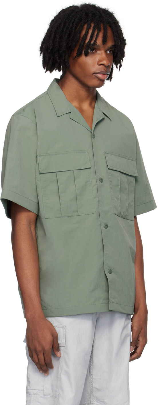 Риза Carhartt WIP Short Sleeve Camp Collar Shirt Зелено | I033022, 1