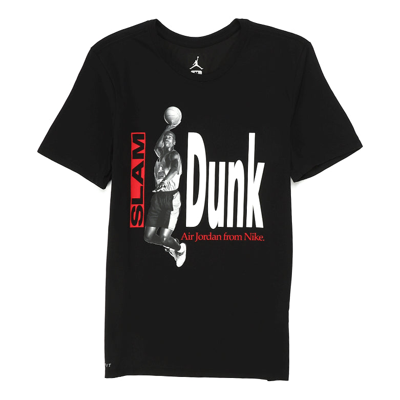 Тениска Jordan Jordan Jumpman Slam Dunk Print T-Shirt Черно | 939615-010, 0