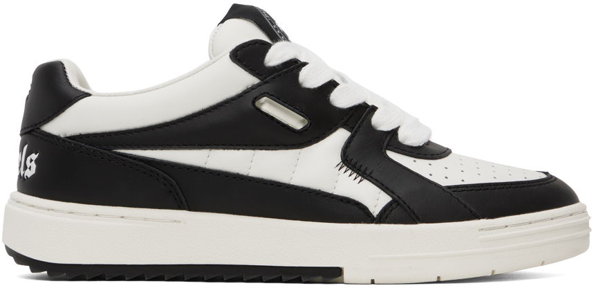 Кецове и обувки Palm Angels Black & White University Low Черно | PWIA049E23LEA0010110, 0