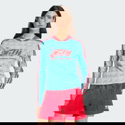 Slim-Fit Long Sleeve Football Jersey with Allover Print