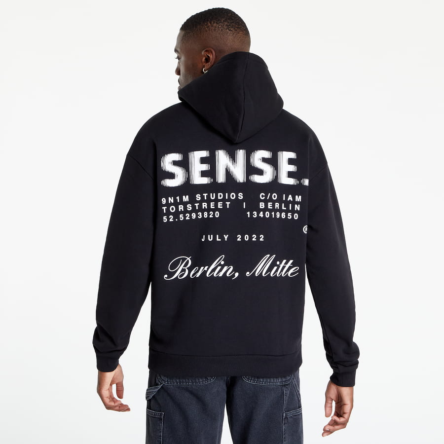 Суитчър 9N1M SENSE. Hoodie Berlin Черно | SM223-075-1, 0