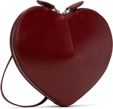 Чанта през рамо Alaïa Heart Shaped Leather Crossbody Bag Синьо | AA1P003C0Y75, 4
