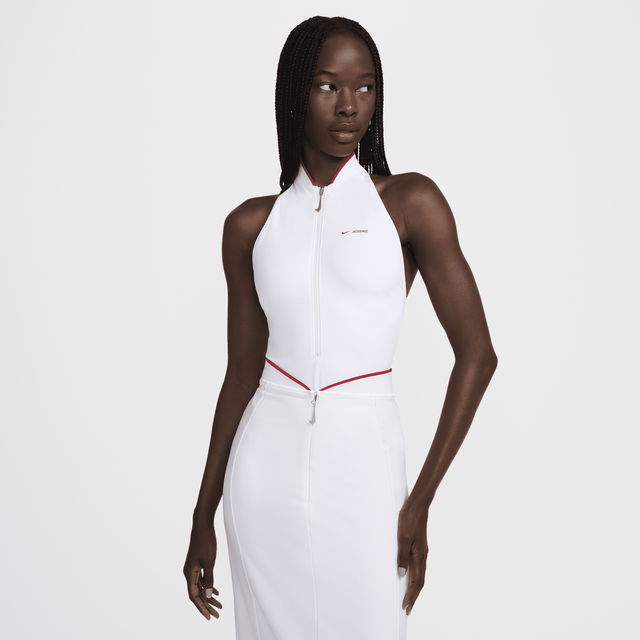 Jacquemus x High-Neck 1-Piece Swimsuit