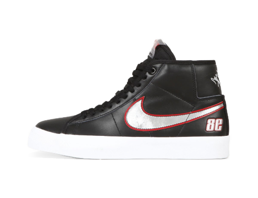 Blazer Mid Pro GT "Black Silver Red"