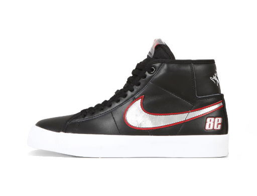 Скеитбординг Nike SB Blazer Mid Pro GT "Black Silver Red" Черно | FN4182-001