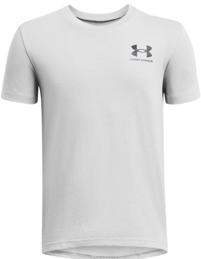 Тениска Under Armour UA B SPORTSTYLE LEFT CHEST SS-GRY Сиво | 1363280-011, 0