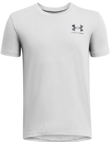 Тениска Under Armour UA B SPORTSTYLE LEFT CHEST SS-GRY Сиво | 1363280-011, 0
