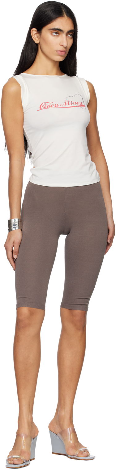 Клинове Miaou Harley Capri Leggings Кафяво | 1014SK1ASH, 3