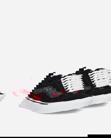 Кецове и обувки Vans Knu Skool Rave Plaid Sneakers "Black" Черно | VN0009QC3M51, 4