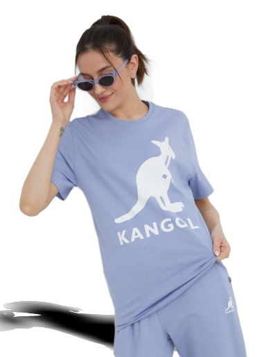 Тениска Kangol T-shirt Синьо | KLEU005.D