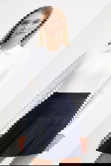 Пола Lacoste Lacoste Mini A-Line Skirt Тъмно синьо | JF8001, 3