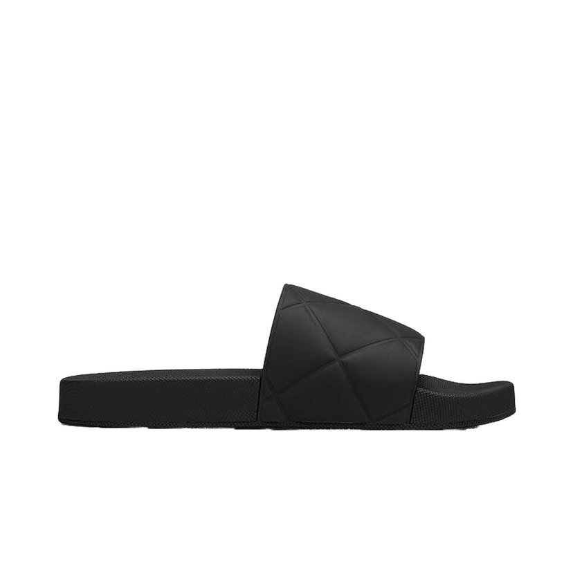 Кецове и обувки Bottega Veneta Quilted Slides Черно | 640050V00P01000