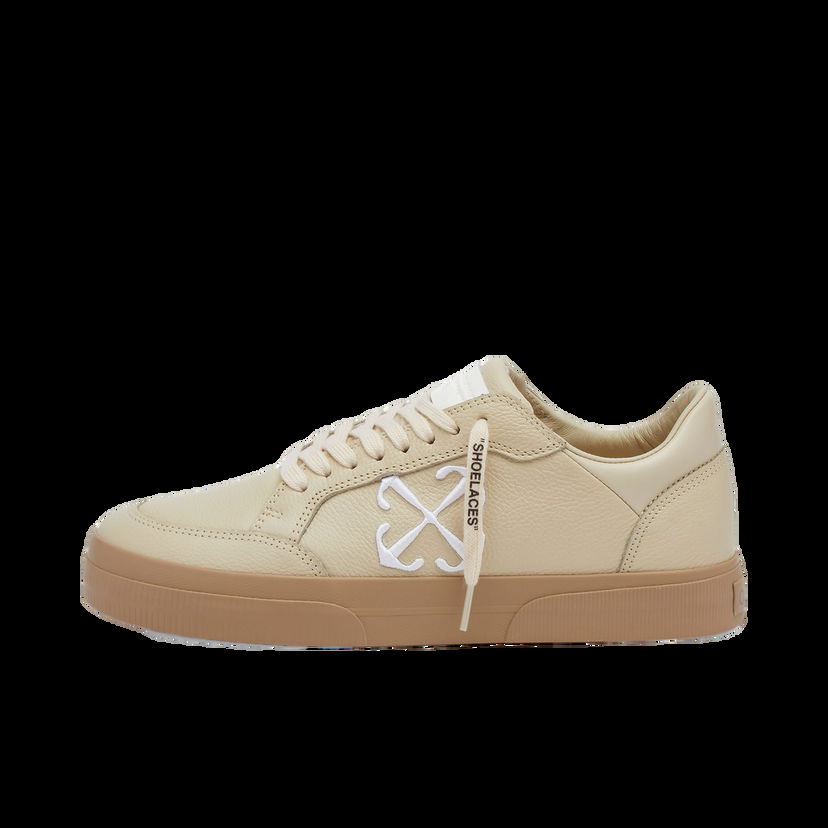 Кецове и обувки Off-White New Low Vulcanized Leather Sneaker EU 38 Бяло | OMIA293F24LEA0016101