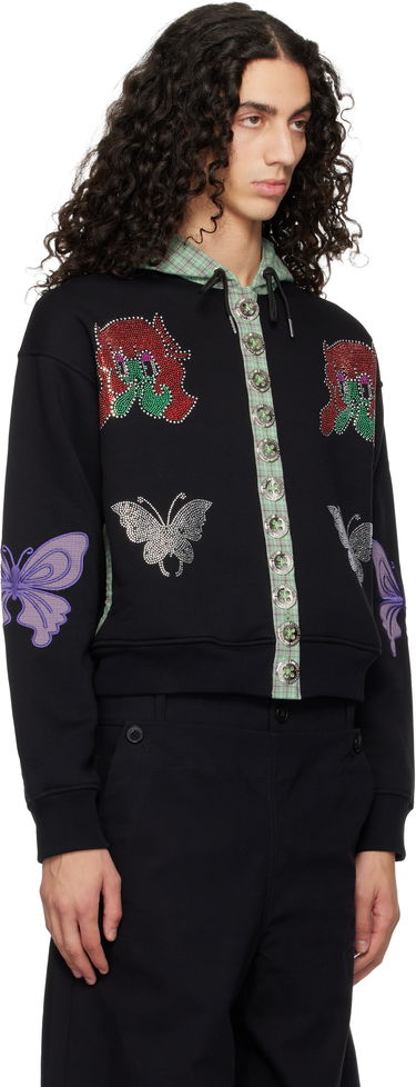 Суитчър Chopova Lowena Chopova Lowena Berg Embellished Button-Front Hoodie Многоцветен | 5266, 1
