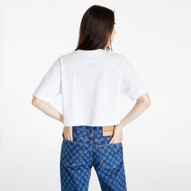 Съкратен топ HUF Forever Crop Tee Бяло | WTS0048 WHITE, 4