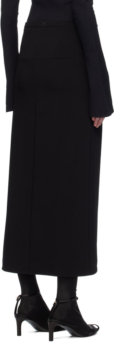 Пола Courrèges Courrèges Ellipse Midi Skirt Черно | 224CJU142PL0159, 2