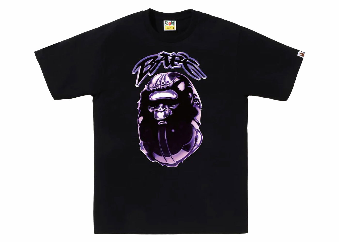 Тениска BAPE BAPE Ape Head Graffiti Tee Black Черно | 1J80-110-040, 0