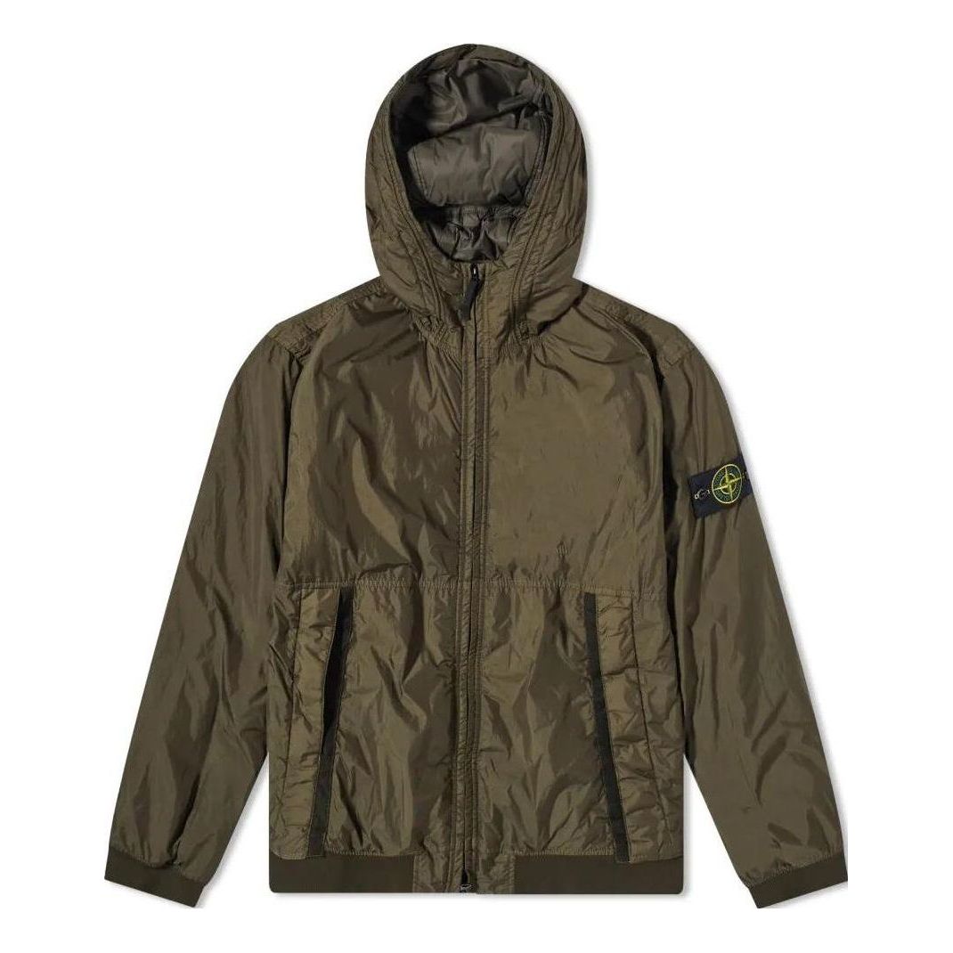 Ветровка Stone Island Stone Island Logo Patch Track Jacket Зелено | 791540823-V0058, 0