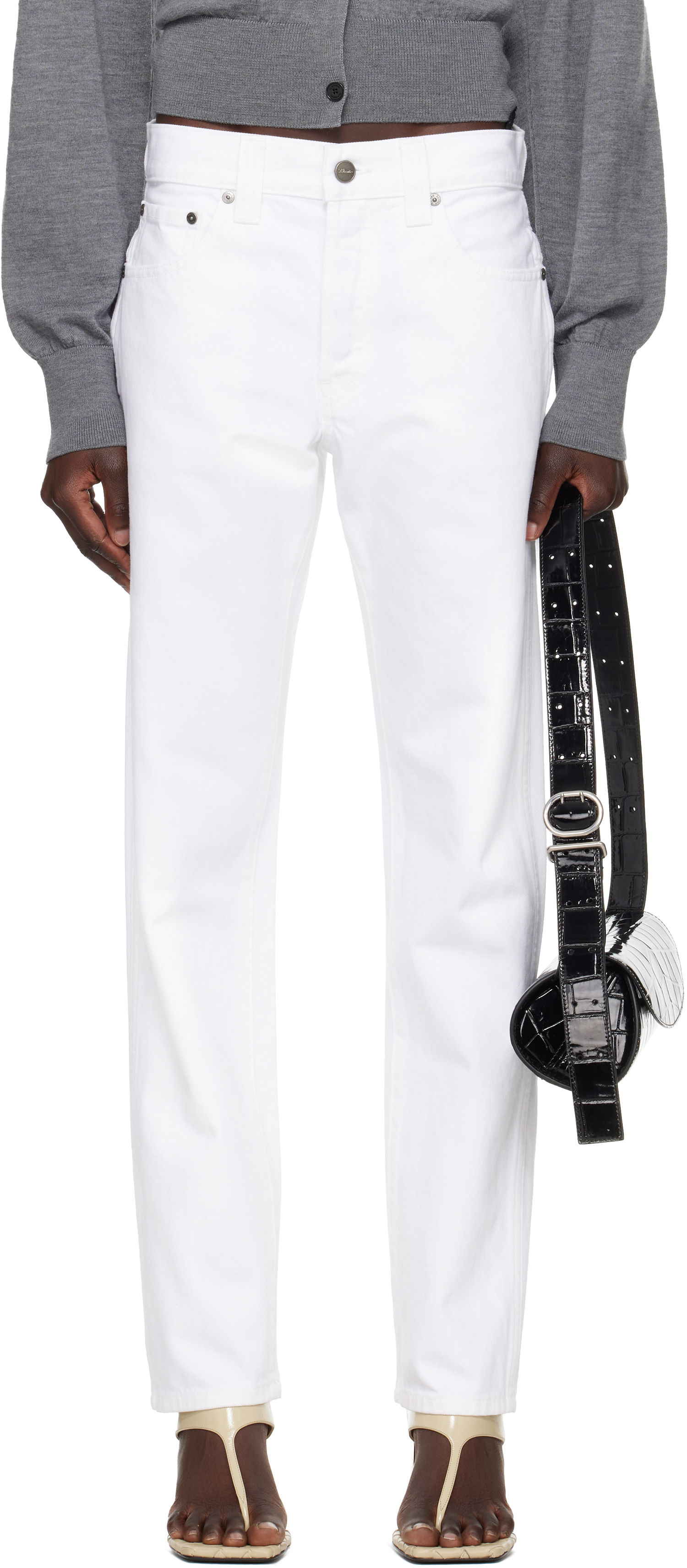 Дънки Khaite KHAITE Callum Jeans Бяло | 1166913100, 0