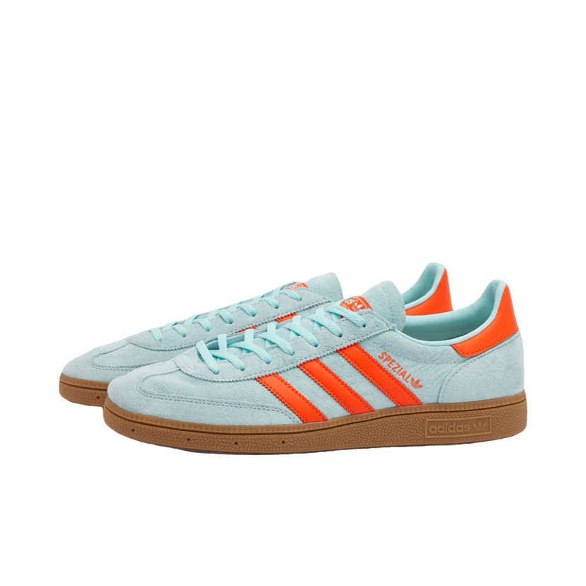 Кецове и обувки adidas Originals Adidas Handball Spezial Sneakers in Semi Flash Aqua/Impact Orange/Gum, Тюркоазено | IH5374