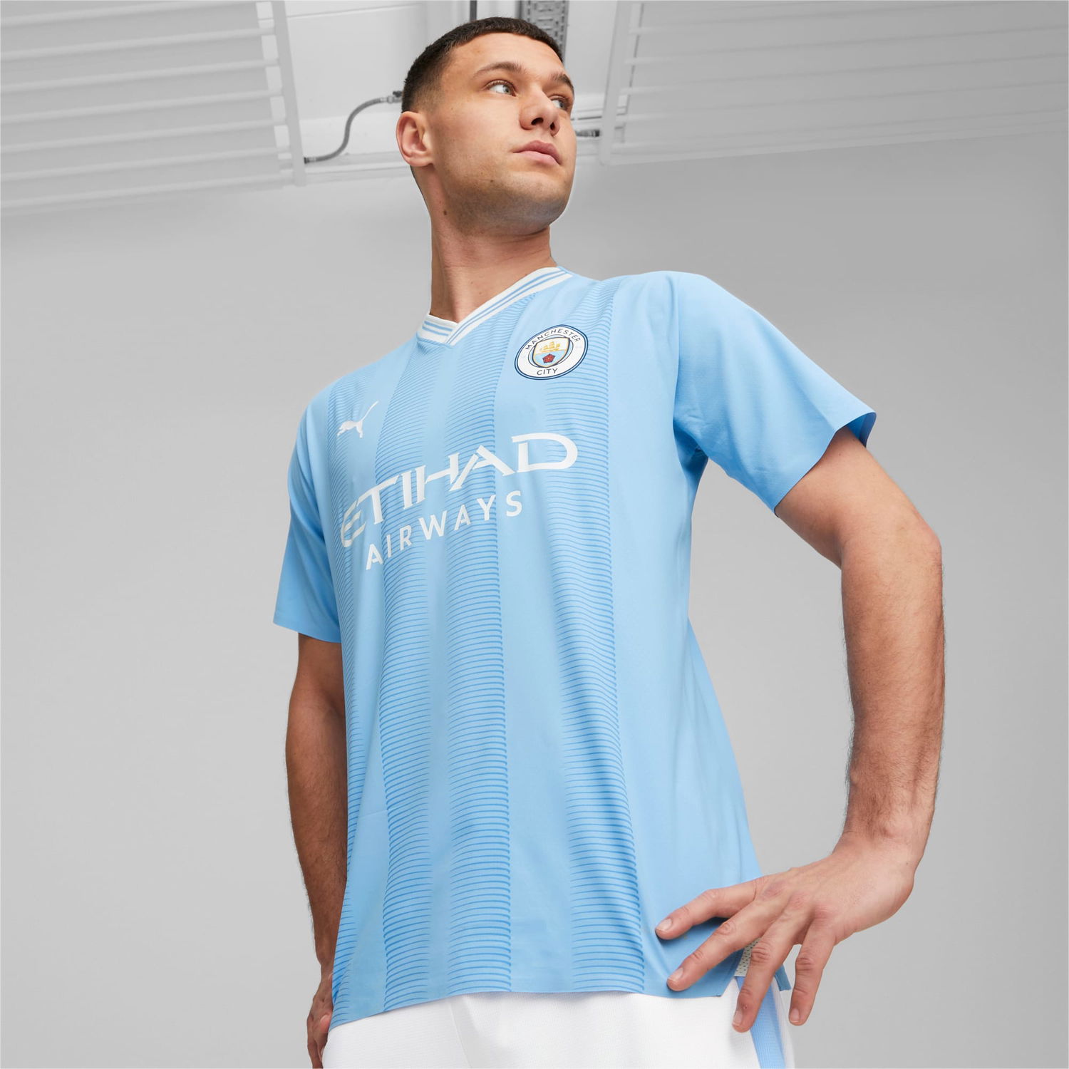 Фланелка Puma Manchester City 23/24 Home Authentic Jersey Синьо | 770437_01, 0