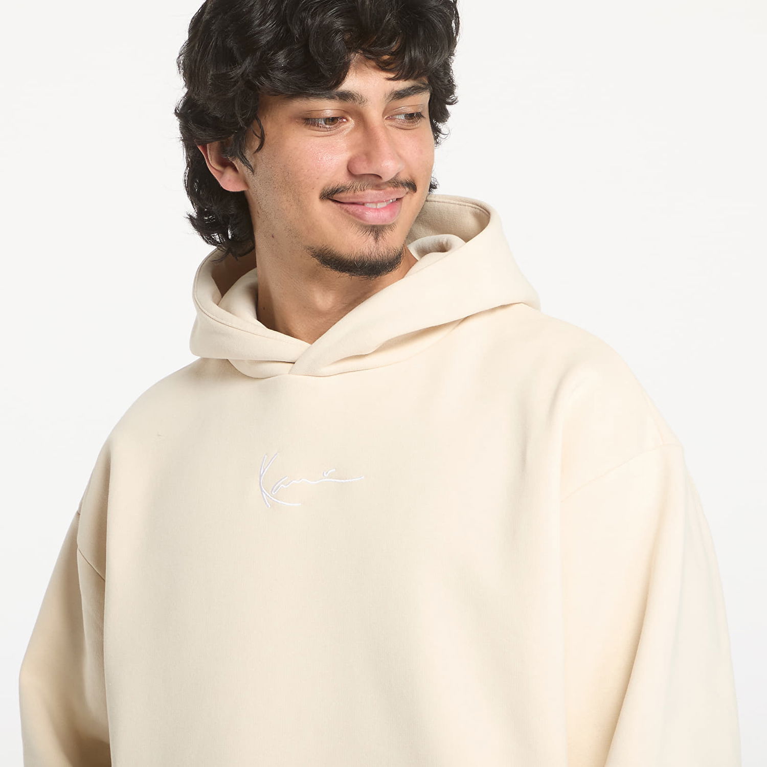 Суитчър Karl Kani Small Signature Essential OS Hoodie Light Sand Бежово | KM-HD021-023-24, 1
