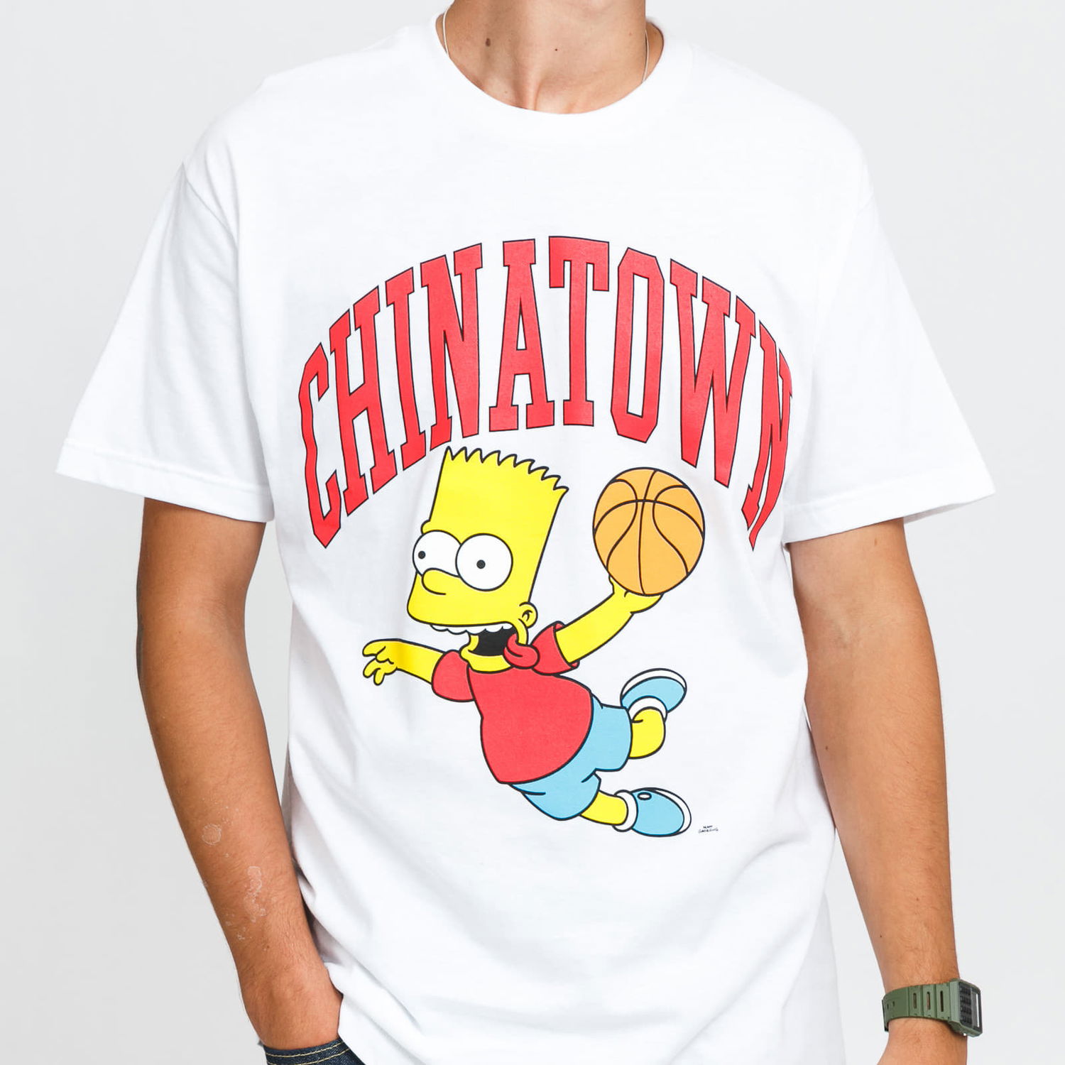 Тениска MARKET The Simpsons Air Bart Arc Tee Бяло | CTM1990348 / 1201, 1