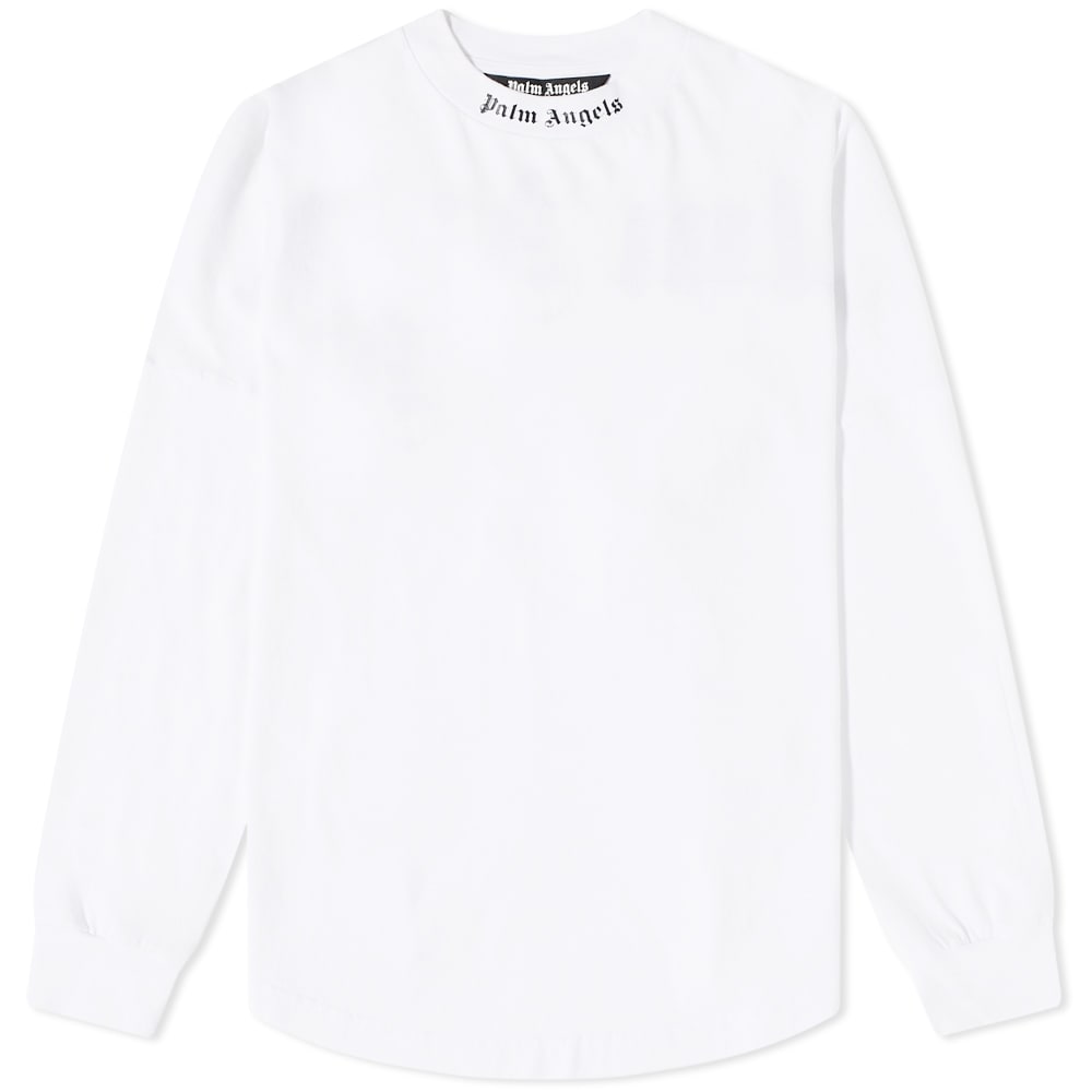 Тениска Palm Angels Logo Mock Neck T-shirt Бяло | PMAB001C99JER0010110, 0