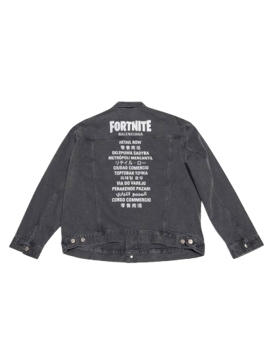 Яке Balenciaga FORTNITE©2021 x Large Fit Jacket Сиво | 684001TEW051055